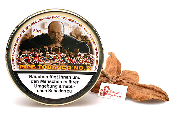 Holmer Knudsen No. 2 Pipe Tobacco 50g Tin